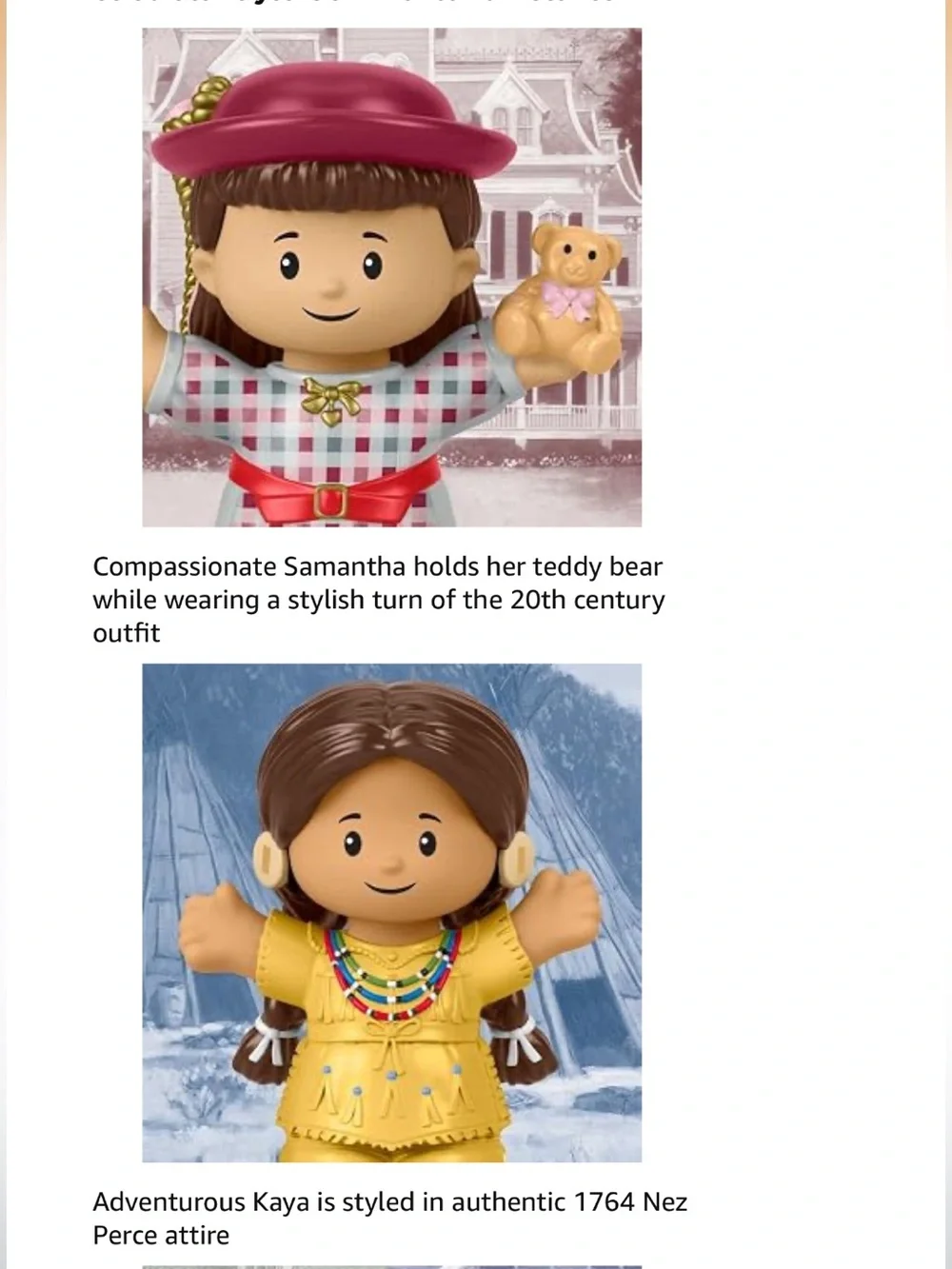 American Girl X Little People Collaboration